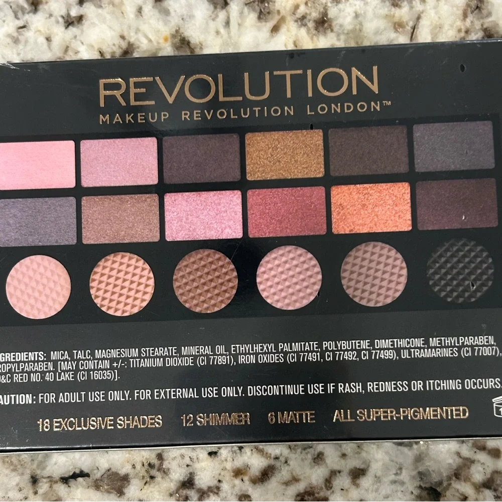 Makeup Revolution Run Boy Run Eyeshadow Palette All Colors are Super Pigmented